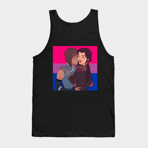 Korrasami Bisexual Flag Tank Top by HeyMrDeath